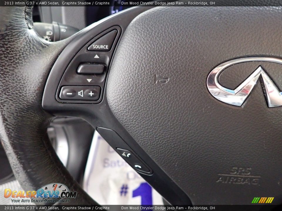 2013 Infiniti G 37 x AWD Sedan Graphite Shadow / Graphite Photo #18