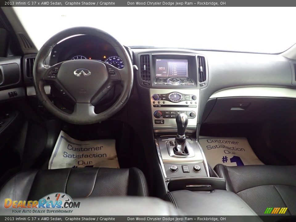 2013 Infiniti G 37 x AWD Sedan Graphite Shadow / Graphite Photo #26