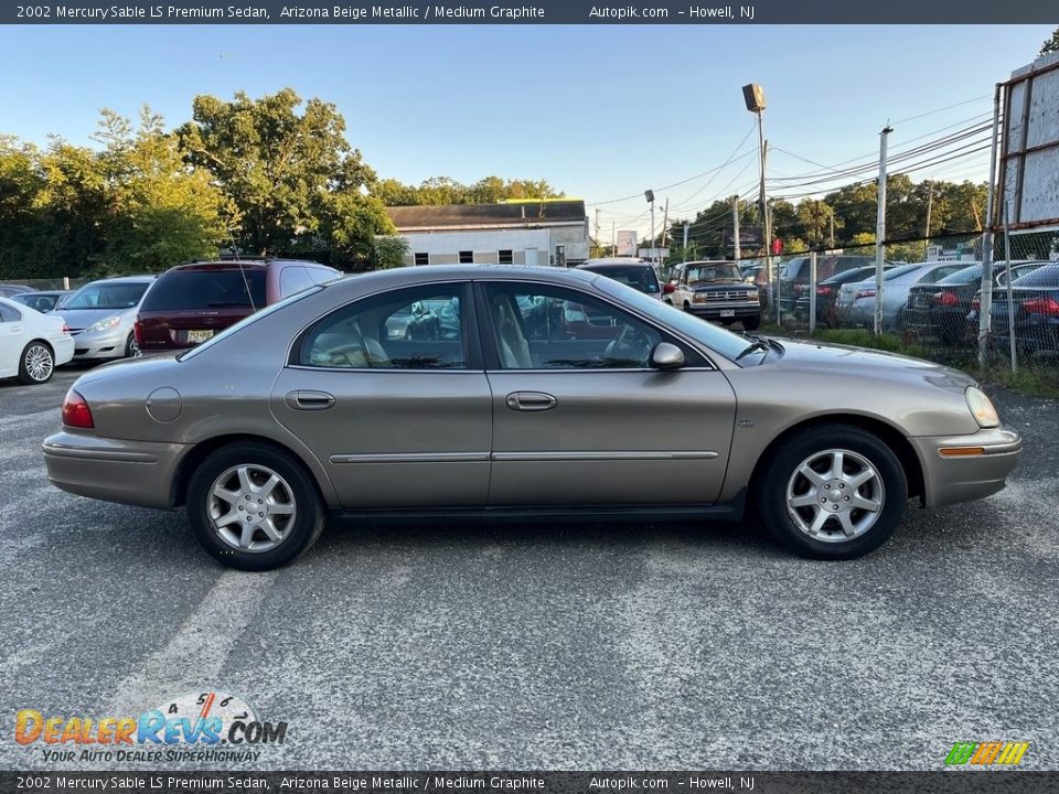 2002 Mercury Sable LS Premium Sedan Arizona Beige Metallic / Medium Graphite Photo #10