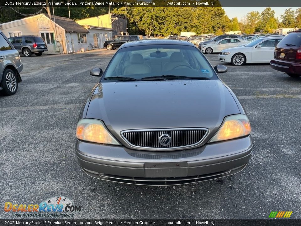 2002 Mercury Sable LS Premium Sedan Arizona Beige Metallic / Medium Graphite Photo #12