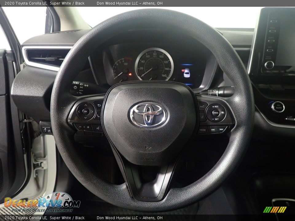 2020 Toyota Corolla LE Super White / Black Photo #22