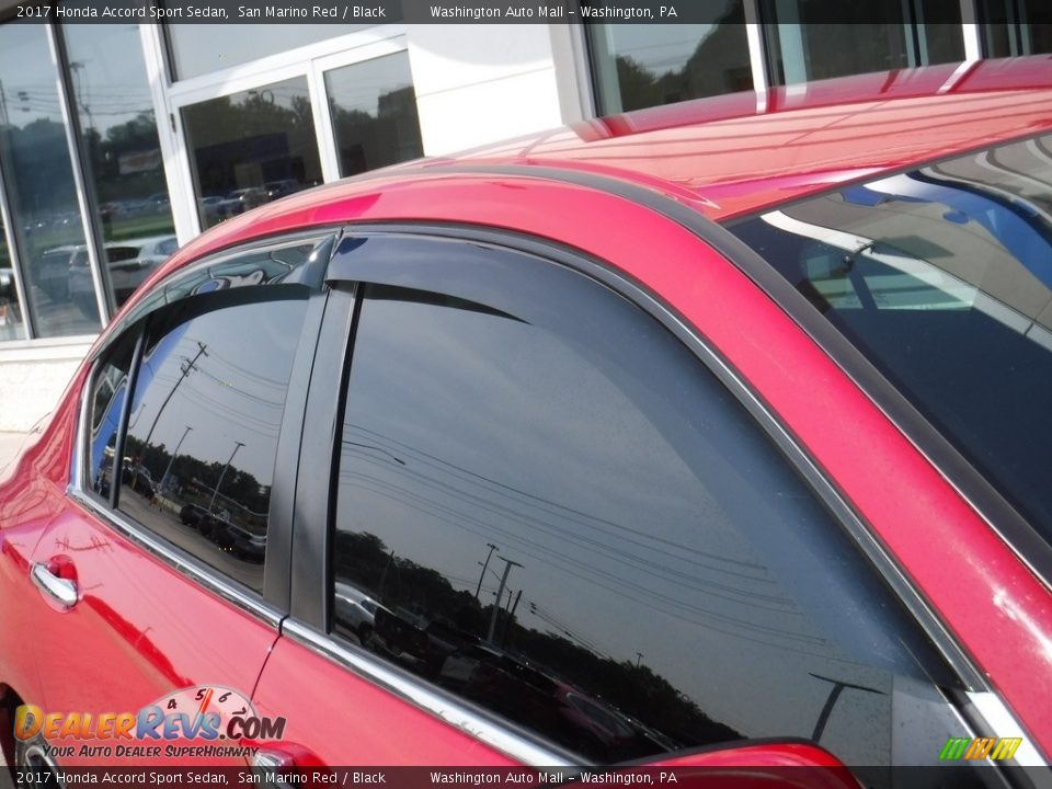 2017 Honda Accord Sport Sedan San Marino Red / Black Photo #4
