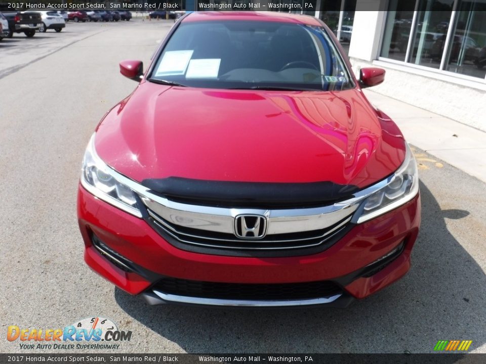 2017 Honda Accord Sport Sedan San Marino Red / Black Photo #5