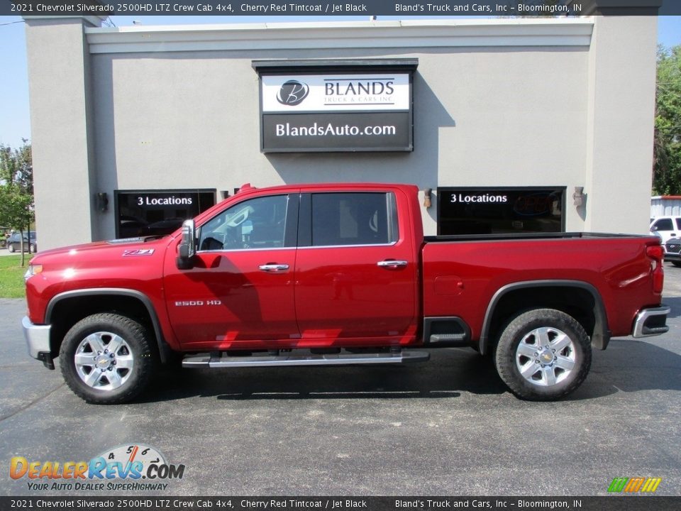 2021 Chevrolet Silverado 2500HD LTZ Crew Cab 4x4 Cherry Red Tintcoat / Jet Black Photo #1