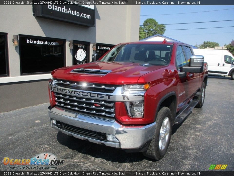 2021 Chevrolet Silverado 2500HD LTZ Crew Cab 4x4 Cherry Red Tintcoat / Jet Black Photo #2