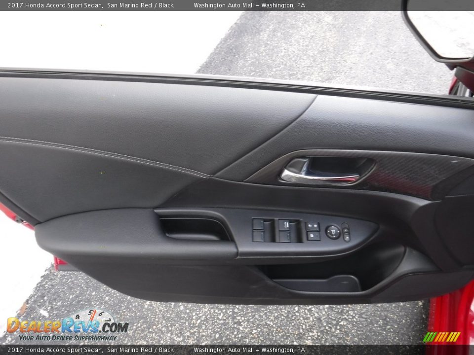 2017 Honda Accord Sport Sedan San Marino Red / Black Photo #13