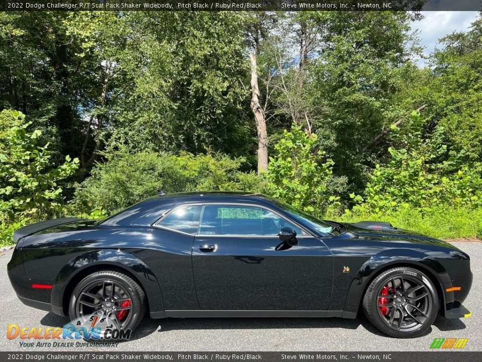 Pitch Black 2022 Dodge Challenger R/T Scat Pack Shaker Widebody Photo #5