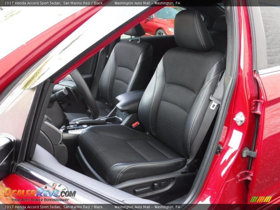 2017 Honda Accord Sport Sedan San Marino Red / Black Photo #14