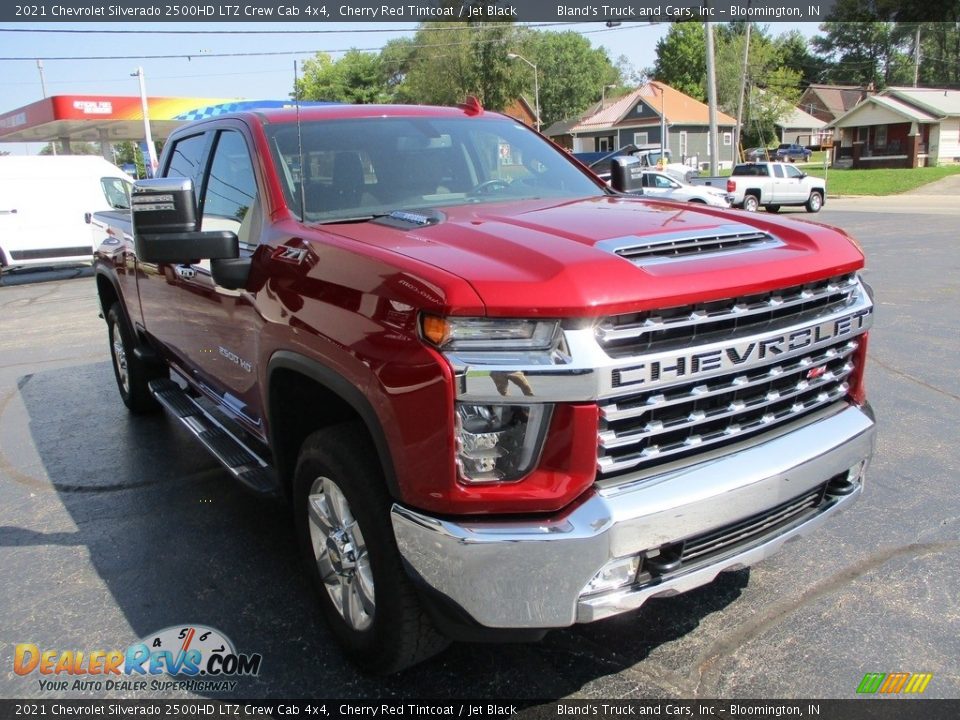 2021 Chevrolet Silverado 2500HD LTZ Crew Cab 4x4 Cherry Red Tintcoat / Jet Black Photo #6