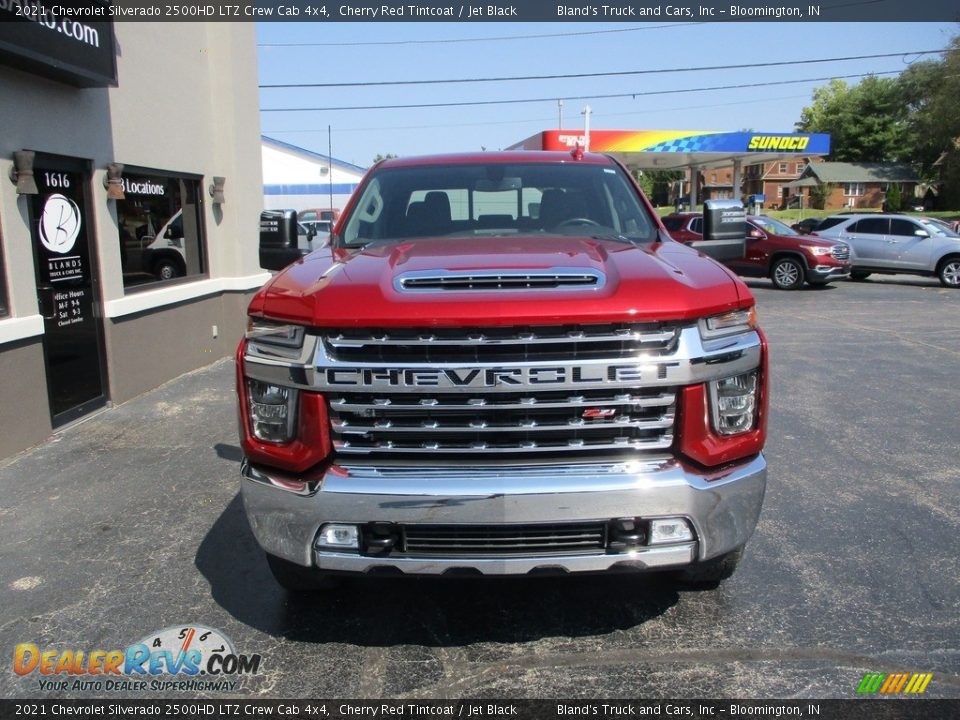 2021 Chevrolet Silverado 2500HD LTZ Crew Cab 4x4 Cherry Red Tintcoat / Jet Black Photo #7