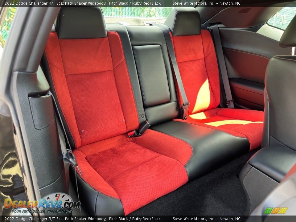 Rear Seat of 2022 Dodge Challenger R/T Scat Pack Shaker Widebody Photo #14