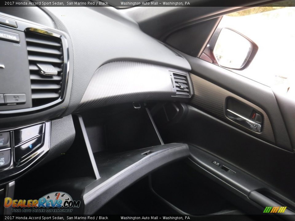 2017 Honda Accord Sport Sedan San Marino Red / Black Photo #25