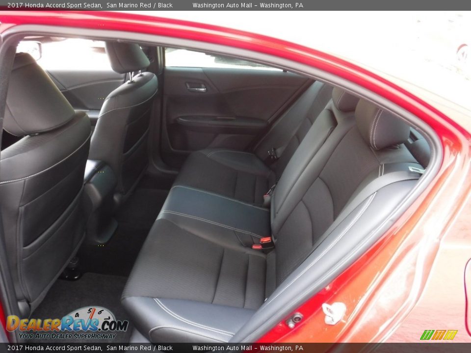 2017 Honda Accord Sport Sedan San Marino Red / Black Photo #29