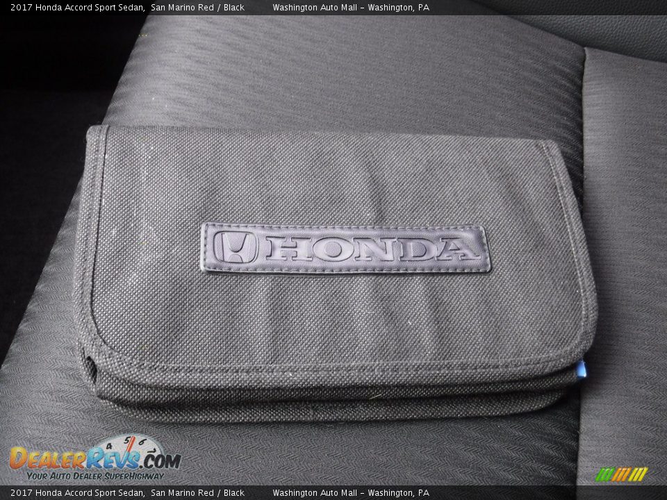 2017 Honda Accord Sport Sedan San Marino Red / Black Photo #30