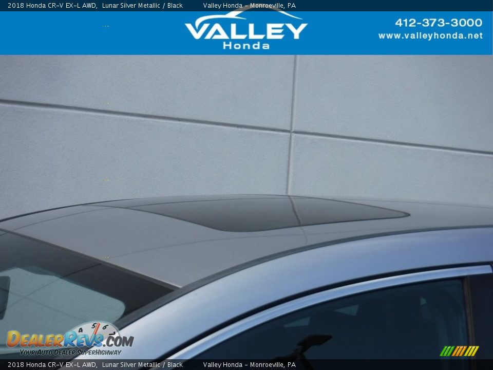 2018 Honda CR-V EX-L AWD Lunar Silver Metallic / Black Photo #3