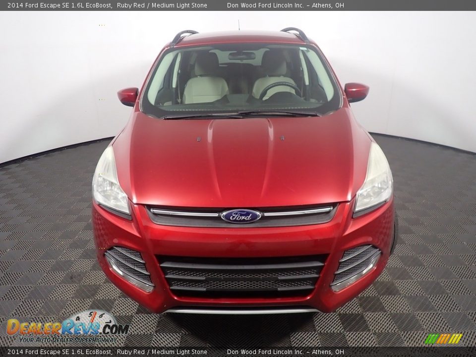 2014 Ford Escape SE 1.6L EcoBoost Ruby Red / Medium Light Stone Photo #5