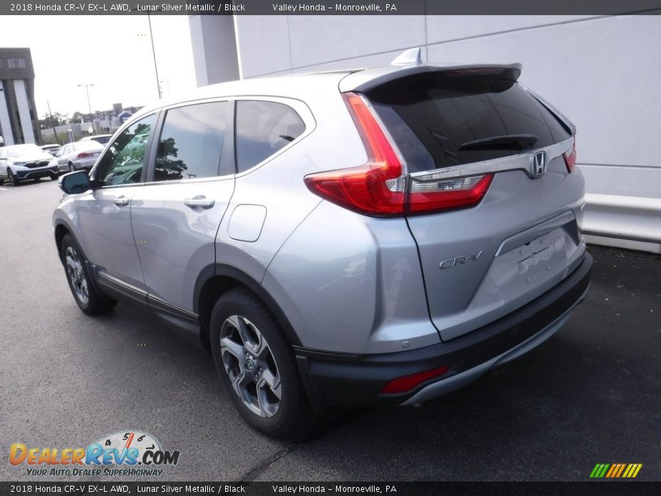 2018 Honda CR-V EX-L AWD Lunar Silver Metallic / Black Photo #9