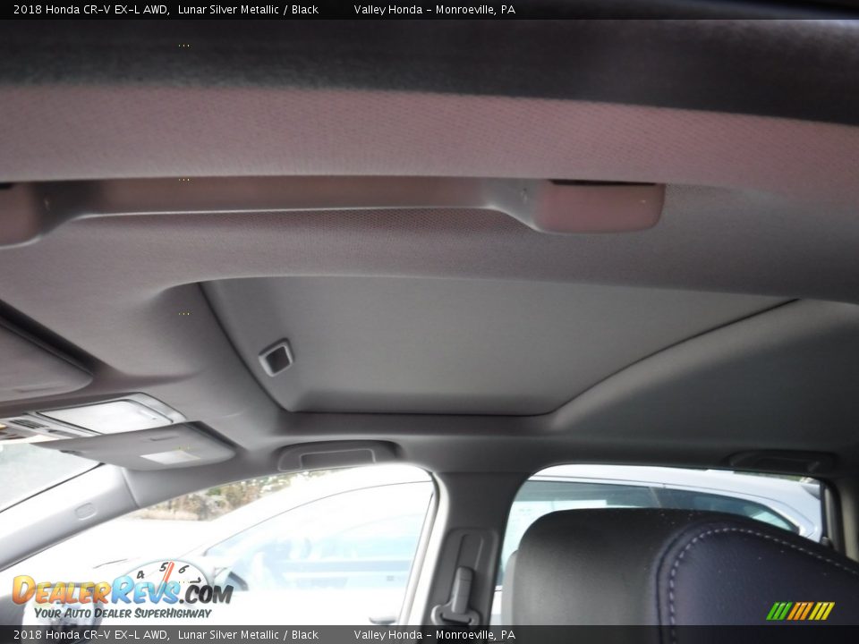 2018 Honda CR-V EX-L AWD Lunar Silver Metallic / Black Photo #10