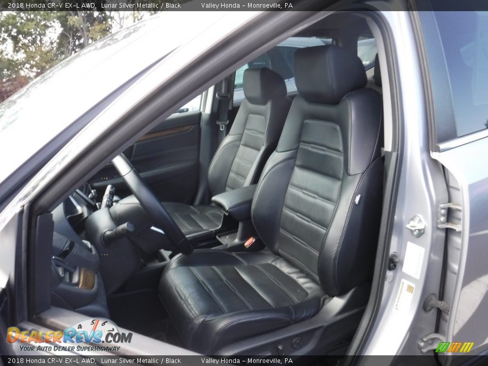 2018 Honda CR-V EX-L AWD Lunar Silver Metallic / Black Photo #12