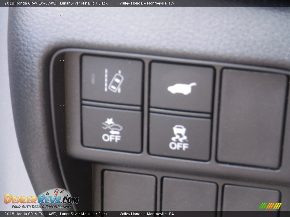 2018 Honda CR-V EX-L AWD Lunar Silver Metallic / Black Photo #16
