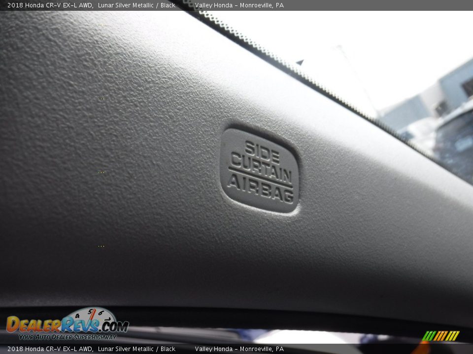 2018 Honda CR-V EX-L AWD Lunar Silver Metallic / Black Photo #17