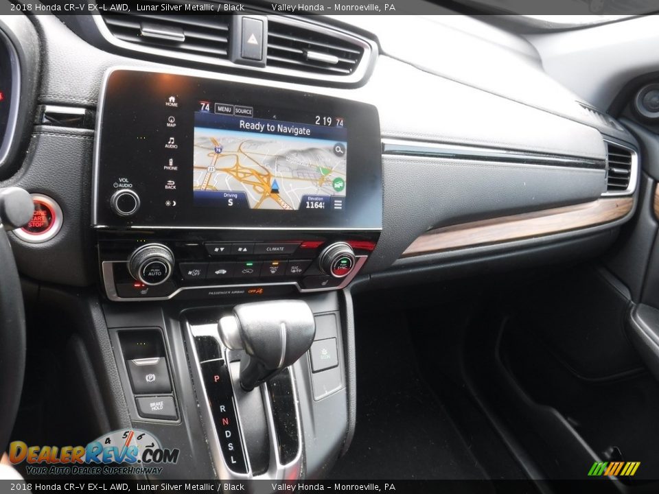 2018 Honda CR-V EX-L AWD Lunar Silver Metallic / Black Photo #18