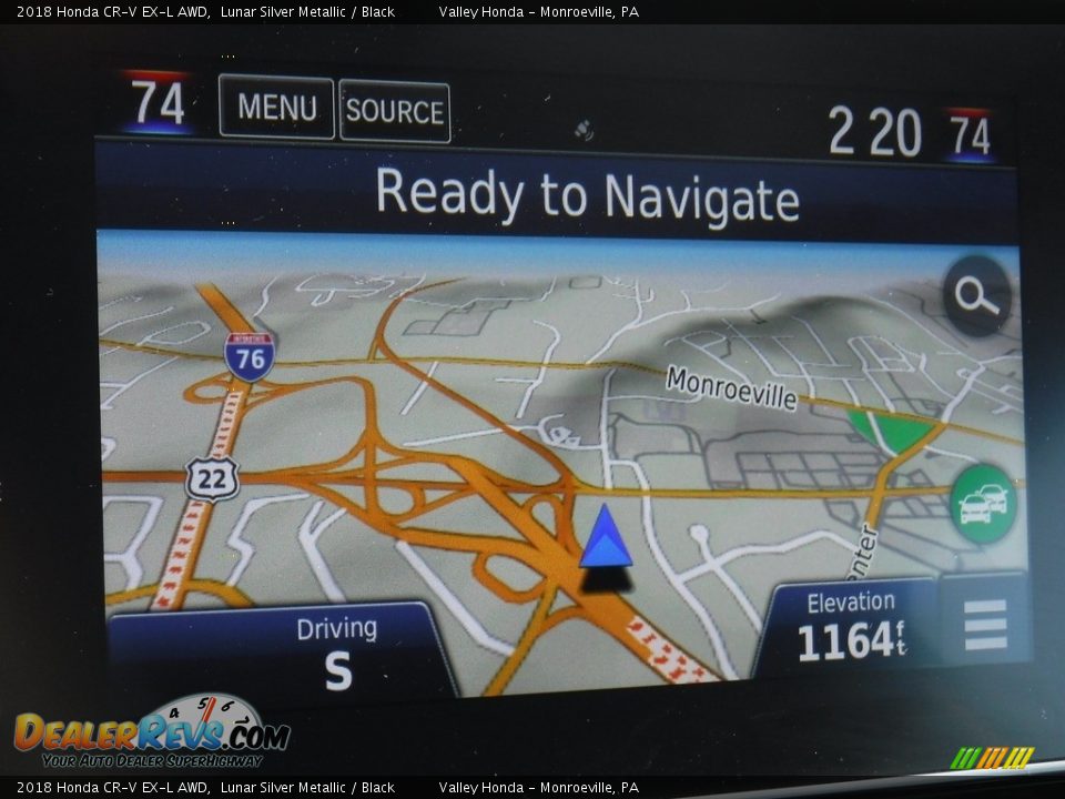 2018 Honda CR-V EX-L AWD Lunar Silver Metallic / Black Photo #19