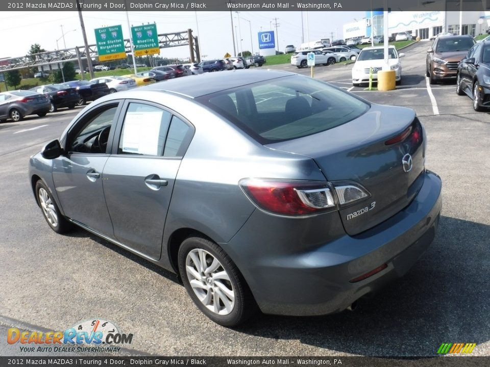 2012 Mazda MAZDA3 i Touring 4 Door Dolphin Gray Mica / Black Photo #8