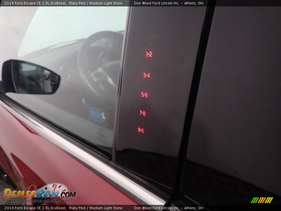 2014 Ford Escape SE 1.6L EcoBoost Ruby Red / Medium Light Stone Photo #18