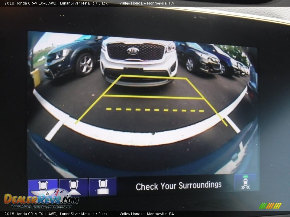 2018 Honda CR-V EX-L AWD Lunar Silver Metallic / Black Photo #22