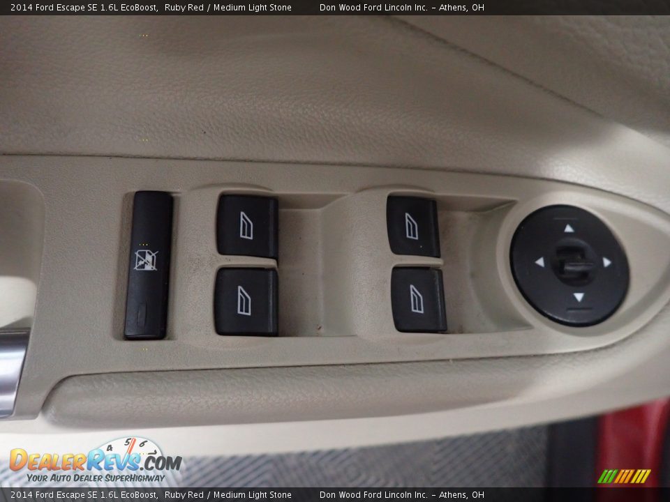 2014 Ford Escape SE 1.6L EcoBoost Ruby Red / Medium Light Stone Photo #20