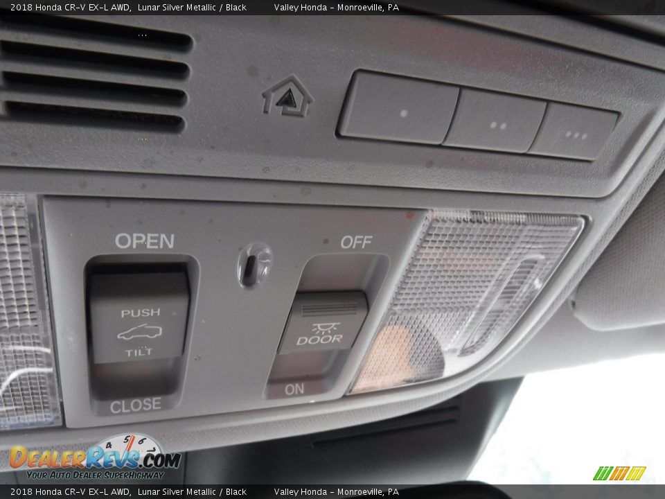 2018 Honda CR-V EX-L AWD Lunar Silver Metallic / Black Photo #24