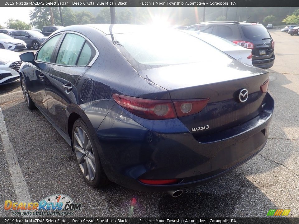 2019 Mazda MAZDA3 Select Sedan Deep Crystal Blue Mica / Black Photo #2