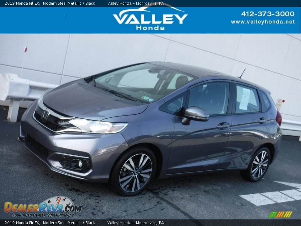 2019 Honda Fit EX Modern Steel Metallic / Black Photo #1