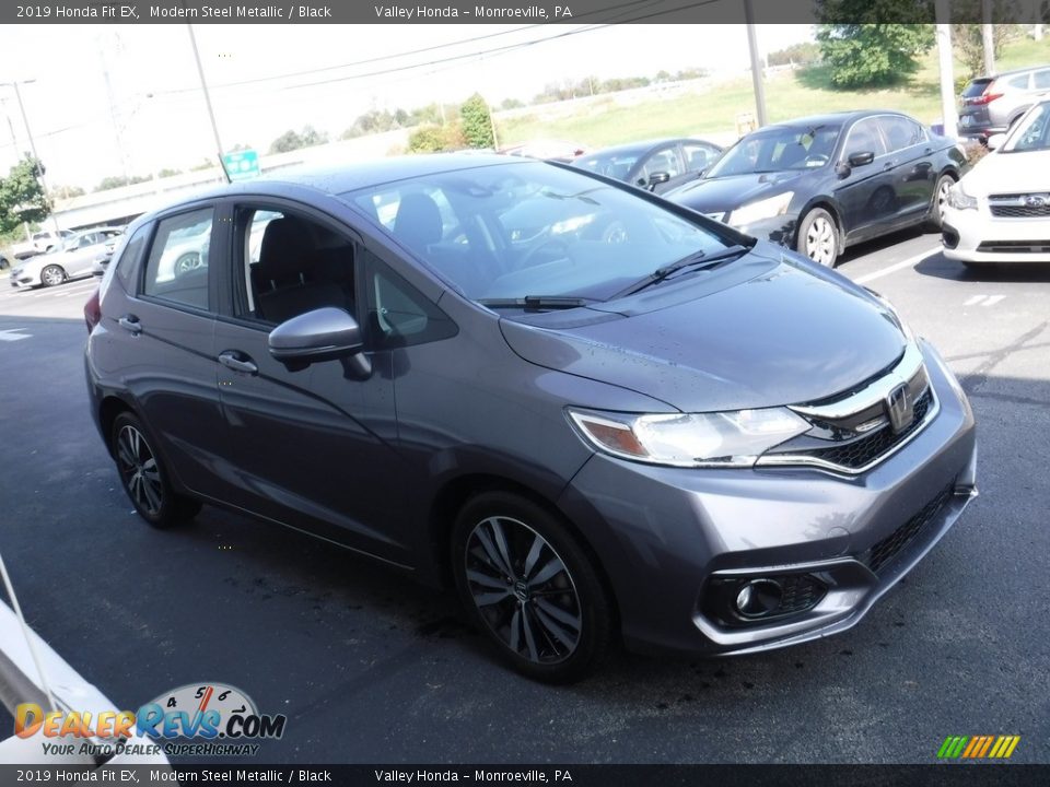 2019 Honda Fit EX Modern Steel Metallic / Black Photo #6