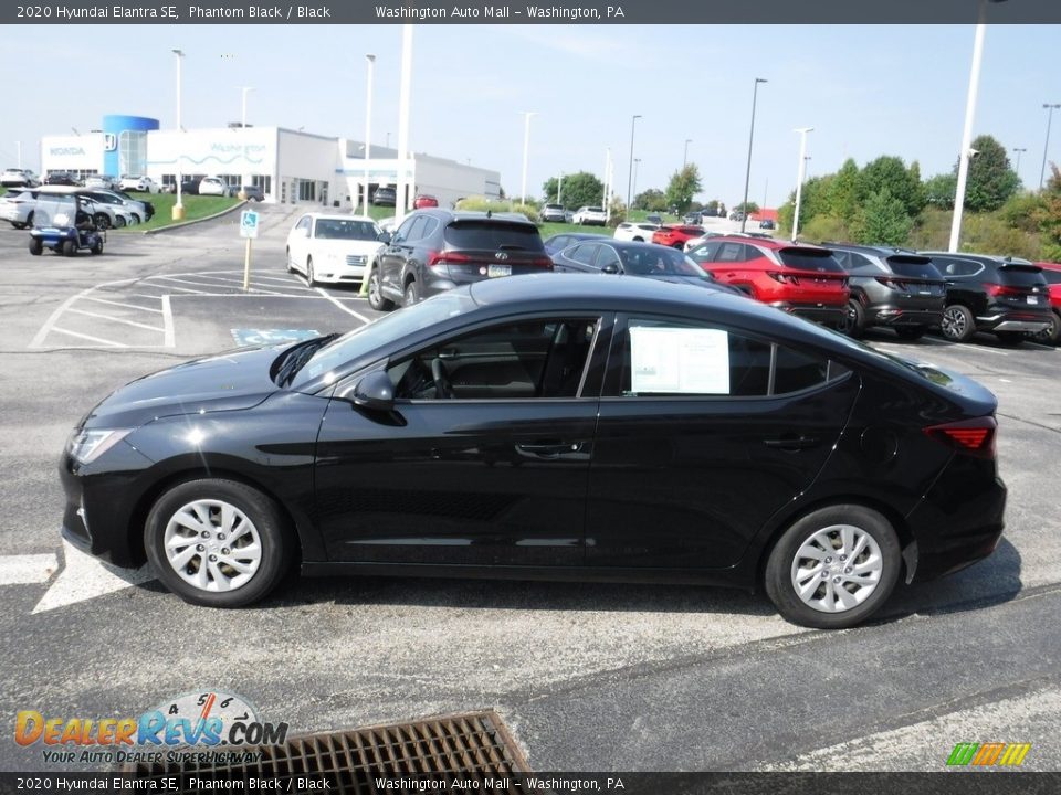 2020 Hyundai Elantra SE Phantom Black / Black Photo #6