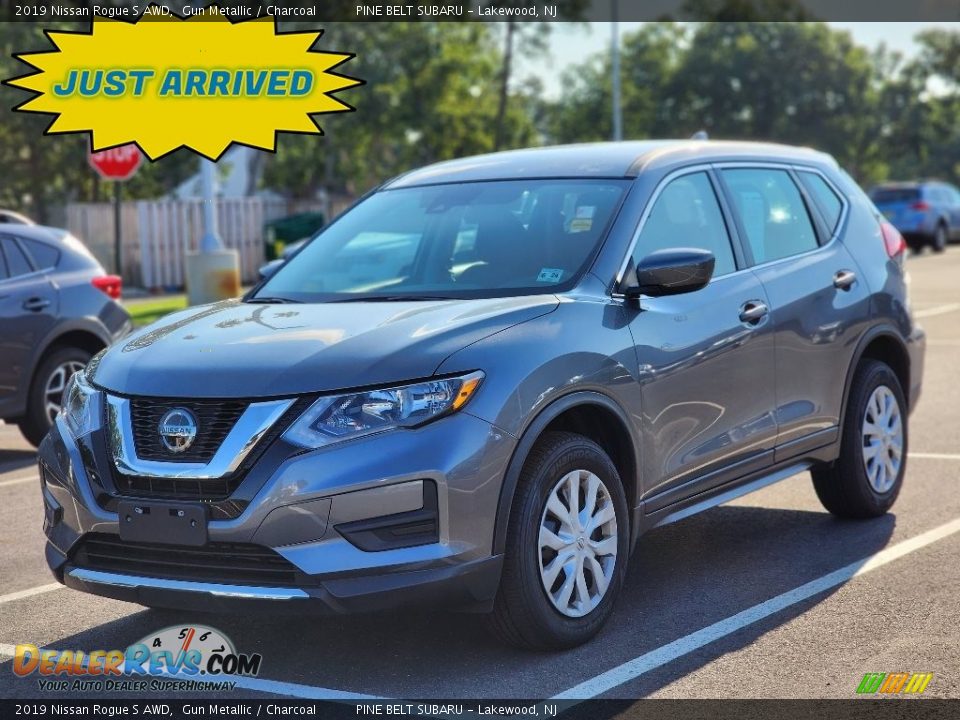 2019 Nissan Rogue S AWD Gun Metallic / Charcoal Photo #1