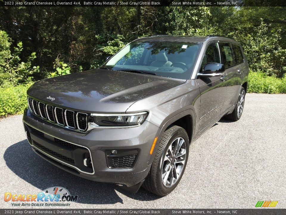 2023 Jeep Grand Cherokee L Overland 4x4 Baltic Gray Metallic / Steel Gray/Global Black Photo #2