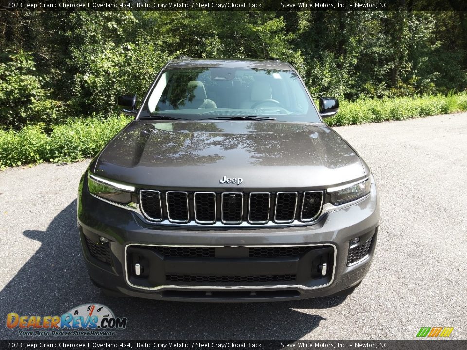 2023 Jeep Grand Cherokee L Overland 4x4 Baltic Gray Metallic / Steel Gray/Global Black Photo #3