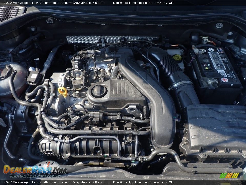 2022 Volkswagen Taos SE 4Motion 1.5 Liter Turbocharged DOHC 16-Valve VVT 4 Cylinder Engine Photo #5
