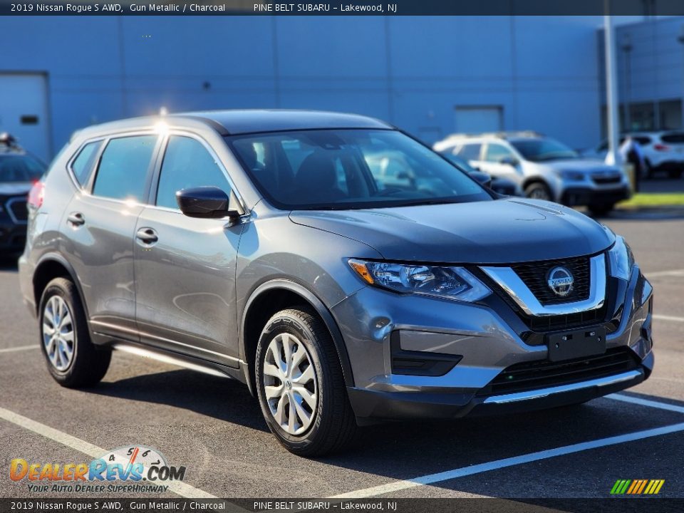 2019 Nissan Rogue S AWD Gun Metallic / Charcoal Photo #4