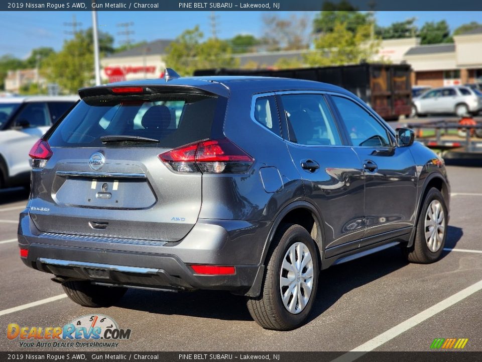 2019 Nissan Rogue S AWD Gun Metallic / Charcoal Photo #9