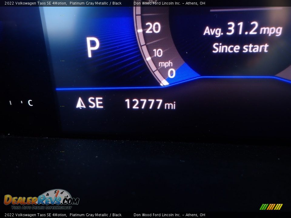 2022 Volkswagen Taos SE 4Motion Platinum Gray Metallic / Black Photo #12