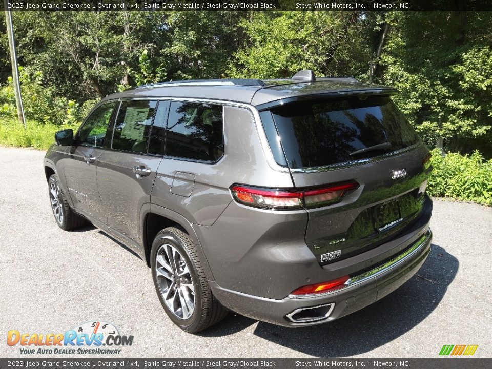 2023 Jeep Grand Cherokee L Overland 4x4 Baltic Gray Metallic / Steel Gray/Global Black Photo #8