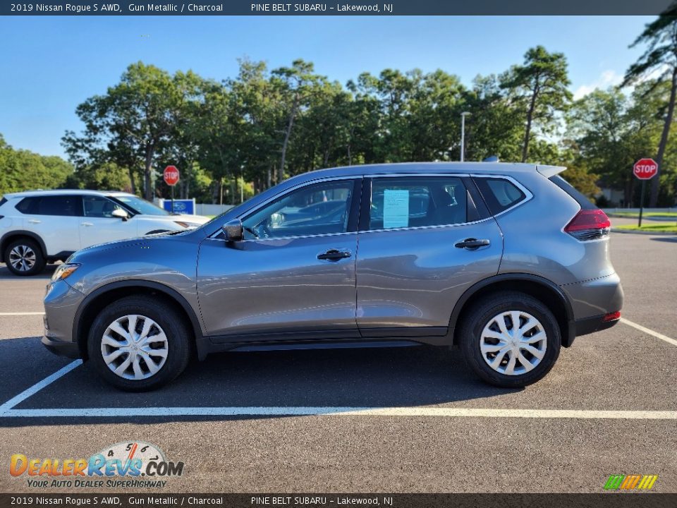 2019 Nissan Rogue S AWD Gun Metallic / Charcoal Photo #12