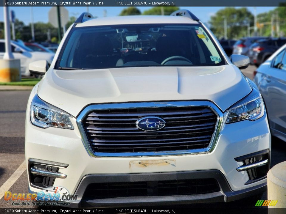 2020 Subaru Ascent Premium Crystal White Pearl / Slate Photo #3