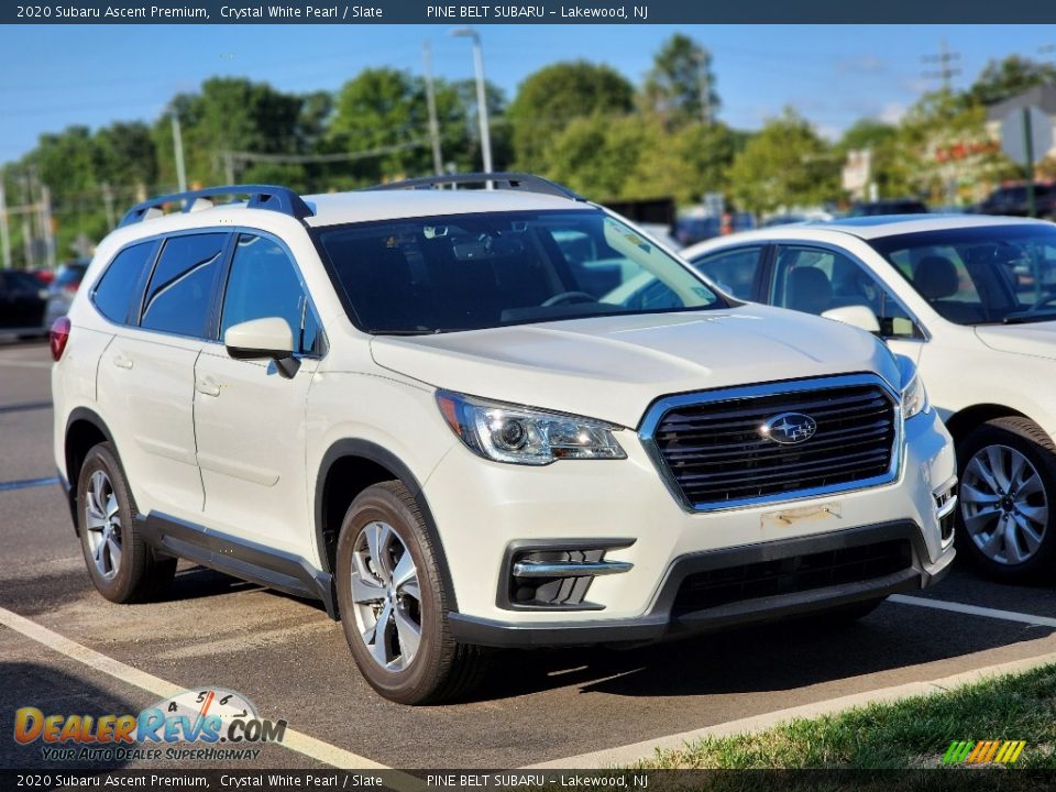 2020 Subaru Ascent Premium Crystal White Pearl / Slate Photo #4