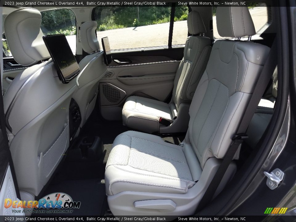 Rear Seat of 2023 Jeep Grand Cherokee L Overland 4x4 Photo #14