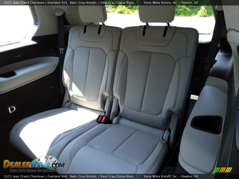 Rear Seat of 2023 Jeep Grand Cherokee L Overland 4x4 Photo #15