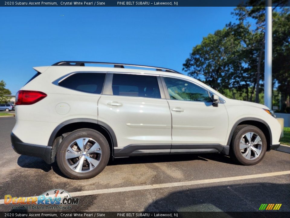 2020 Subaru Ascent Premium Crystal White Pearl / Slate Photo #8